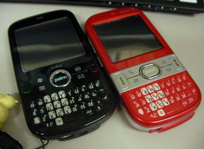 TreoProとPalmCentro