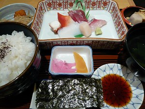 お刺身定食(廣寿司)