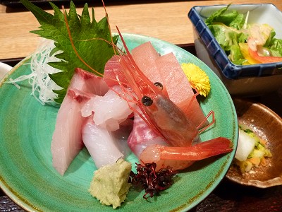 本日のお刺身御膳(2013.4.7)