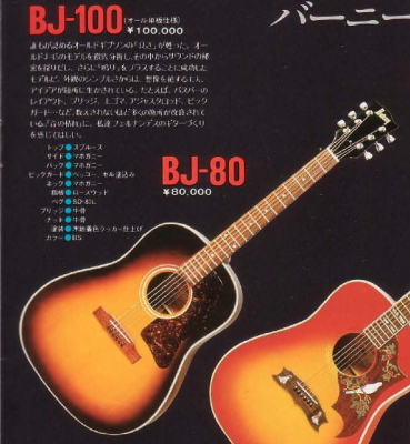 いとしのギター BURNY BJ-100 その1 | Small Town Talk