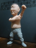 そっくり人形制作中