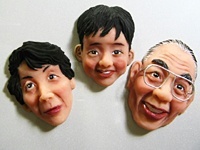 そっくり顔人形