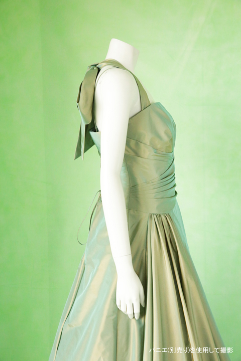 リボン付き＆シルク100％の特別仕様ロングドレス | ブログ / ドレス