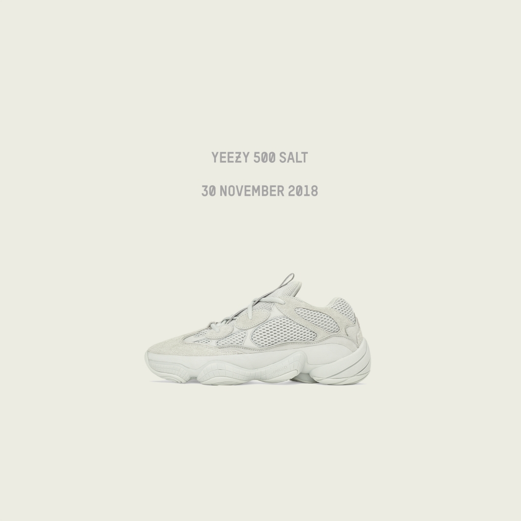 11/30(FRI)adidasYEEZYBOOST 500 SALT販売方法のお知らせ | UPTOWN 