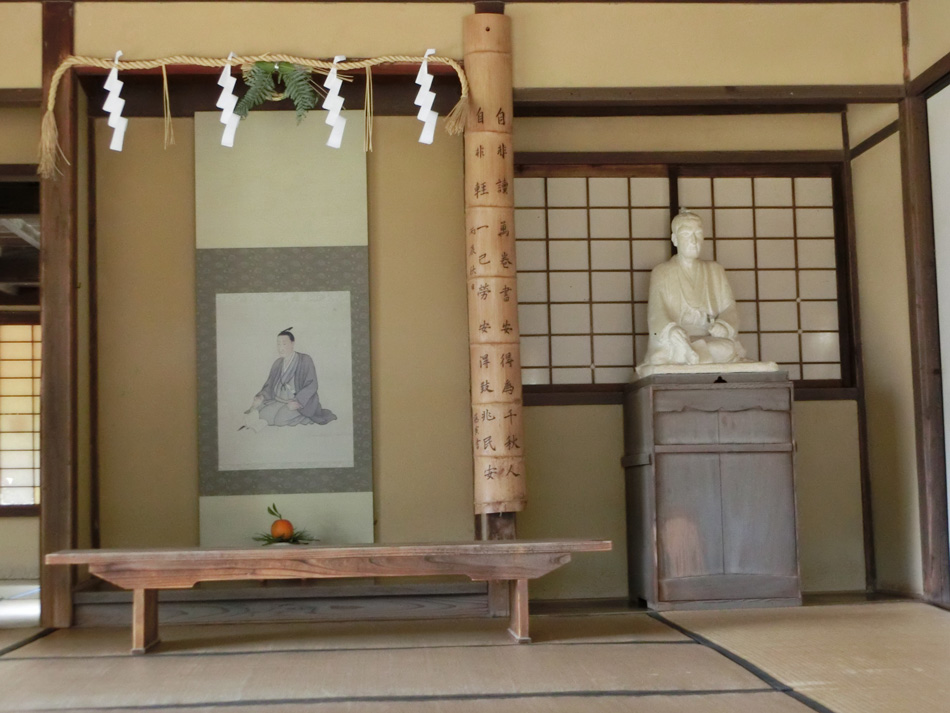 吉田松陰先生(吉田松陰と金子重輔)の銅像」吉田松陰誕生地と 吉田松陰先生(吉田松陰と金子重輔)の銅像」吉田松陰誕生地と