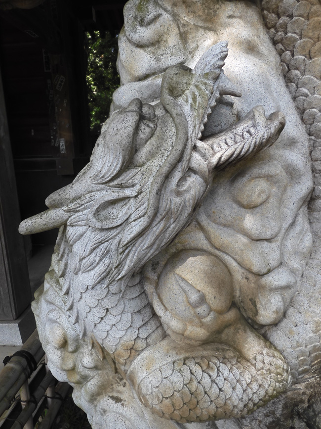 深大寺〈7〉福徳尊（2）大黒天と恵比寿尊、龍虎の石像など 2021.5月