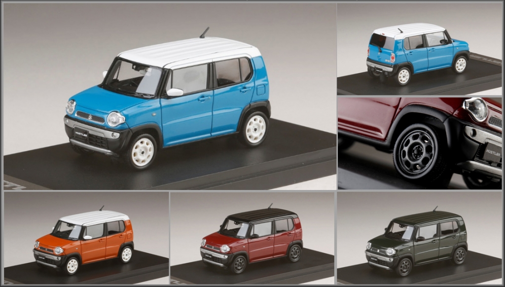 Hi-Story ハイストーリー 1/43 スズキ ハスラー X ターボ 2014 キャンディピンクメタリック/ホワイト HS085PK Hi-Story（ハイストーリー)製スズキハスラー1⁄43