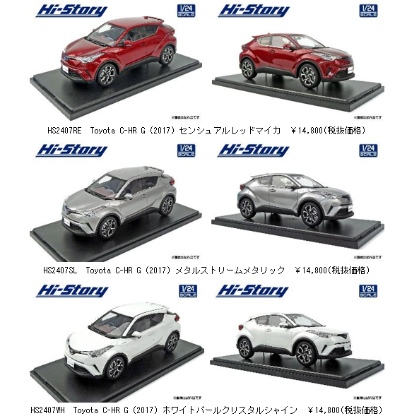ハイストーリー製1/24 トヨタC-HR