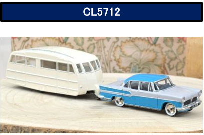 1/18 シムカ ヴデット 1958 & Henon トレーラーハウス Norev 1:18 Simca Vedette Chambord 1958 with Caravan Henon