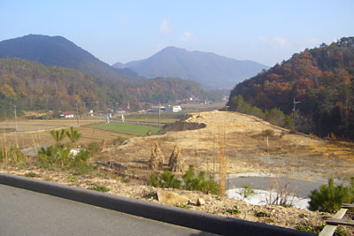県央サーキットからの景色