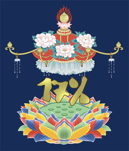 仏画風