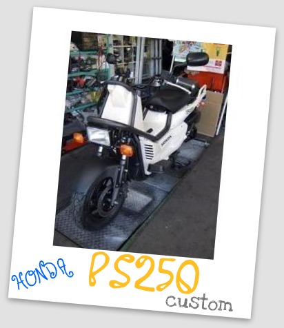 PS250カスタム。