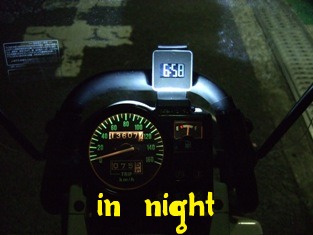 夜はこんな感じ。