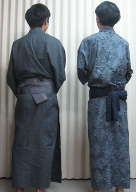 ベーカリー の前で ルーフ 浴衣 男 兵児帯 Sato Noriko Jp