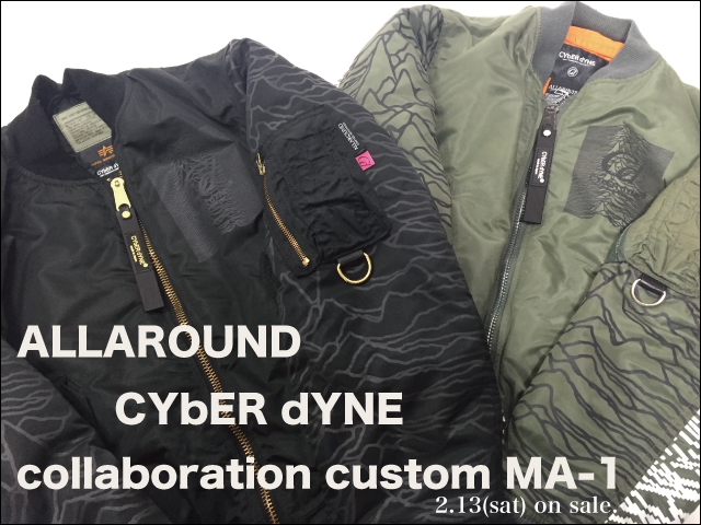 CYbERdYNE genisys.83 ALLAROUND × CYbERdYNE custom MA-1