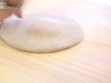 手で延ばして