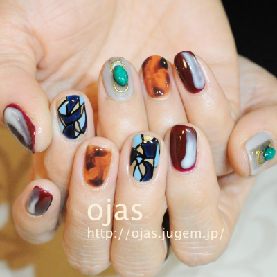 ƥɥ饹Τ褦ʥͥ롣stainedglass nail. ߤ˸Ūʥͥ롣弢ɤŹĺƤޤߤΤޯͥ륵ojasޤ