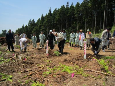 植樹祭来賓