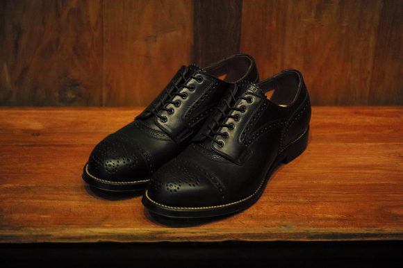 メンズfoot the coacher MENDELLフットザコーチャーメンデル　黒