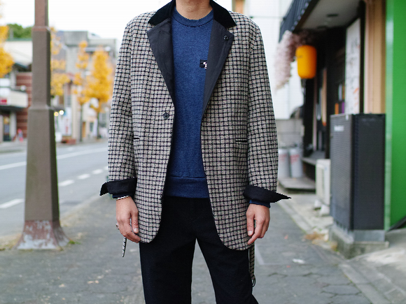 Styling / SUNSEA Reversible Network Check Jacket | SQUARE ONE