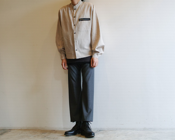 Styling / Linen Bomber Shirt & Summer Wool TEKE TEKE Pants (SNM