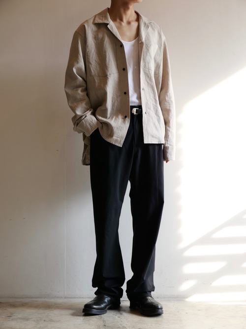 驚きの破格値 SUNSEA - SUNSEA linen gigolo shirt size2 の通販 by w