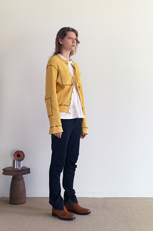 SUNSEA WAFFLE SWEATSHIRT ニット/セーター