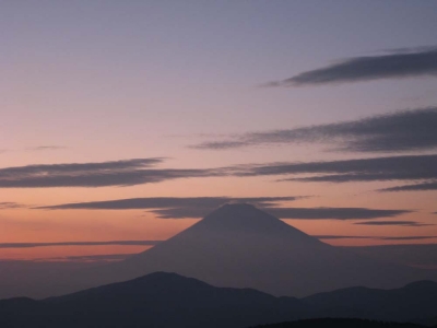 雄大な富士山