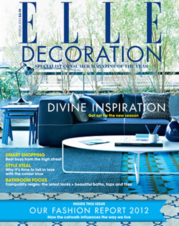 The March issue of ELLE Decoration UK cover