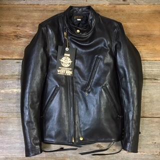 WESTRIDE -OAK CANYON LEATHER JACKET- BLK | TRACK