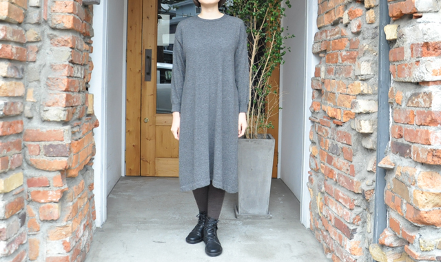 YAECA / 12G cashmere ワンピース