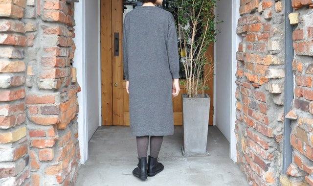 YAECA / 12G cashmere ワンピース