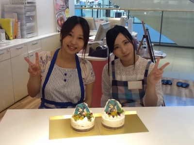 初音ミクコラボケーキ Abcクッキングららぽーと横浜 スタジオblog