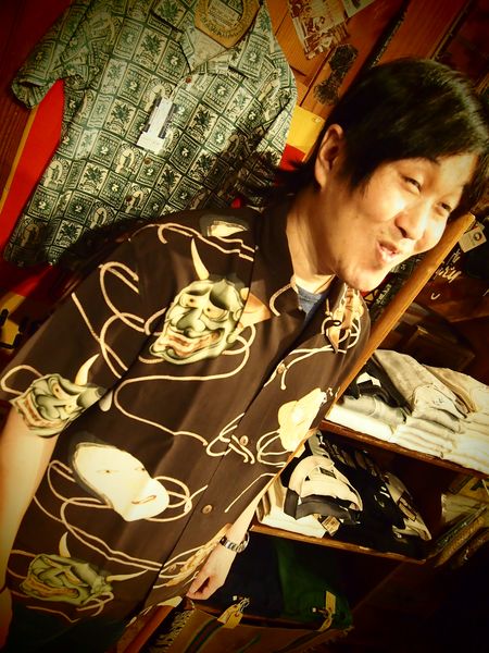 サンサーフ　和柄　能面　Mサイズ SUN SURF SPECIAL 能面入荷 | JUNKY CLASSICS | ジャンキー