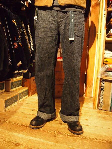 WAREHOUSE U.S.NAVAL ACADEMY DECK PANTS - デニム/ジーンズ