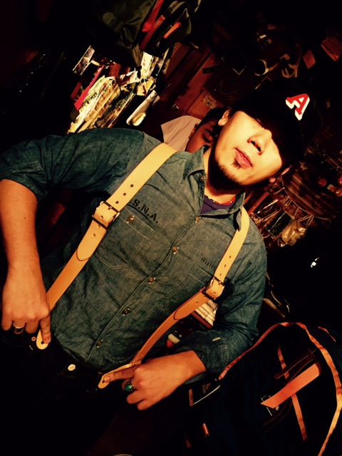 見たか！！これがJUNKY CLASSICS 別注サスペンダーだっ