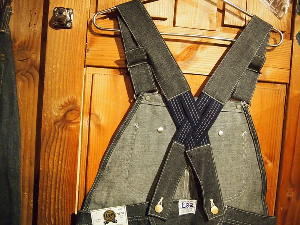 Lee リペイント　デニム　オーバーオール　ヴィンテージ 7f323f5c3ff1c8b8a4bde575bd1a88
