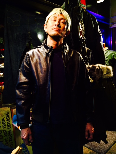 BUZZ RICKSON’S×SUGAR CANE A-2 インディゴ モデル BUZZ RICKSON'S×SUGAR CANE A-2 インディゴ モデル