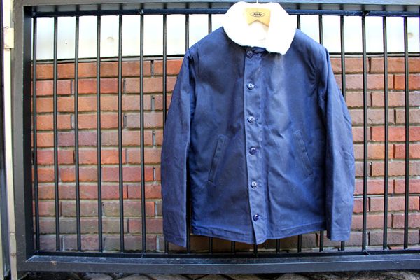 経典 Dehen ネイビー サイズXL ジャケット デッキ N-1 ディーエン ジャケット・アウター
