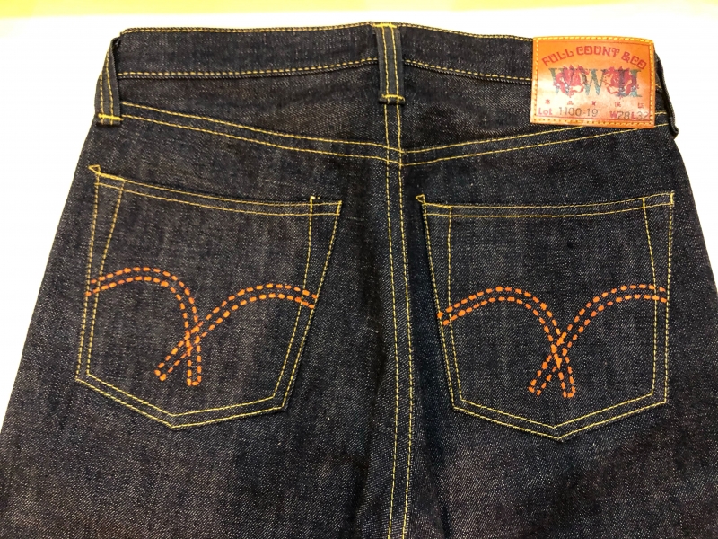FULLCOUNT フルカウント　1100-19大戦モデル FULLCOUNT」WWII 2019 Limited Model ＃1100-19 13.7oz STRAIGHT