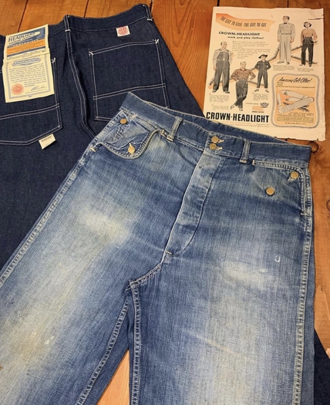 148回目キヨ！！（HEADLIGHT 9.5oz.BLUE DENIM LATE40's