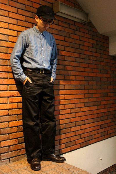 バズリクソンズ　ウィリアムギブソンチノw33 BLACK CHINO 1942 MODEL | BUZZ RICKSON'S William gibson