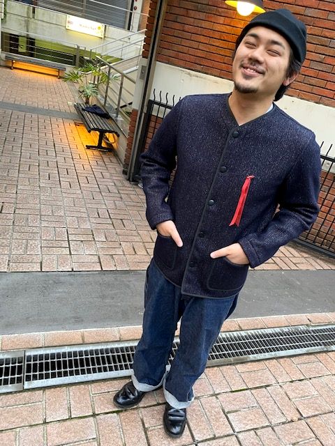 ブラウンズビーチから珍しい襟なしジャケット！！ | JUNKY CLASSICS