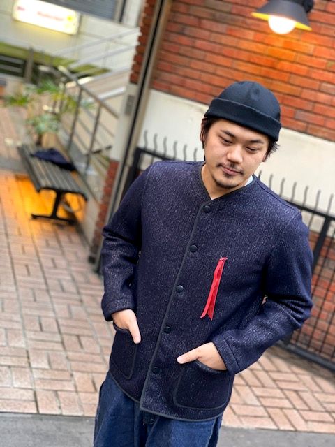 ナ*ト様 ブラウンズビーチジャケット　ノーカラー　カラーレス　赤　新品未使用　最 ナ*ト様 ブラウンズビーチジャケット ノーカラー カラーレス 赤