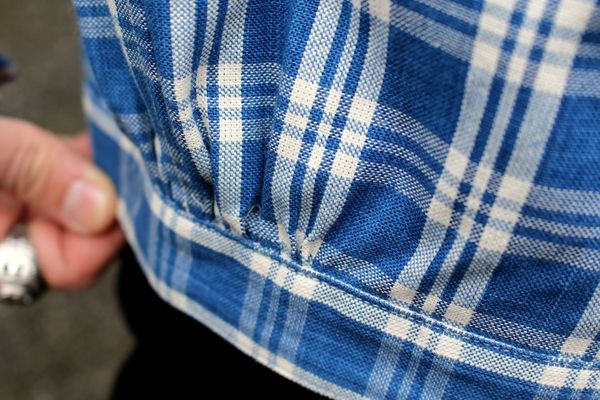 UNION SUPPLY パラカチェックブルゾンBARBARA KAWAKAMI パラカチェック