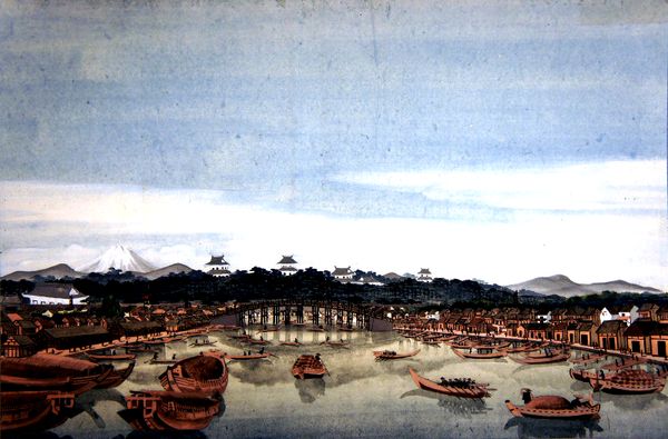 takotsuki2020さま専用　葛飾北斎「桜花に富士図」木版画 Katsushika Hokusai（葛飾北斎） 葛飾北斎「桜花に富士図