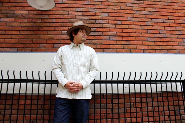 Dappers 20sスタイルワークシャツ　M 38サイズ Dappers 20sスタイルワークシャツ M 38サイズ