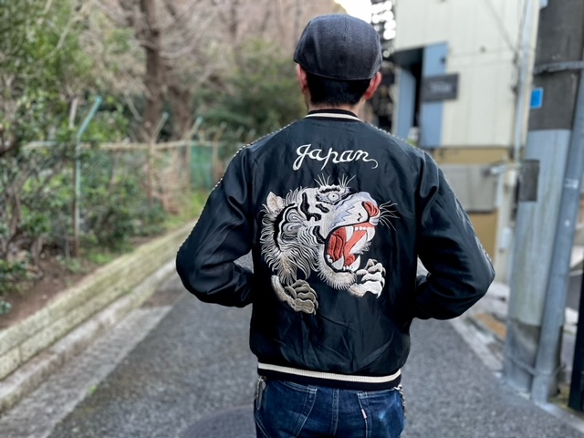 ⭐︎氷室京介さん着用⭐︎テーラー東洋　TIGER HEAD×CHEVY LOVER デルソル熊本 / DELSOL kumamoto:伝説のスカジャン！テーラー