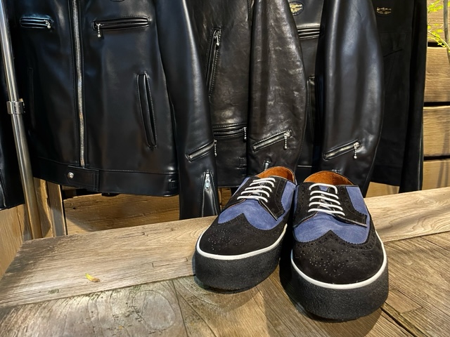 LEWIS LEATHERS ORIGINAL PLAYBOY レザースニーカー CREEPERS BY ORIGINAL PLAYBOY - Lewis Leathers Japan