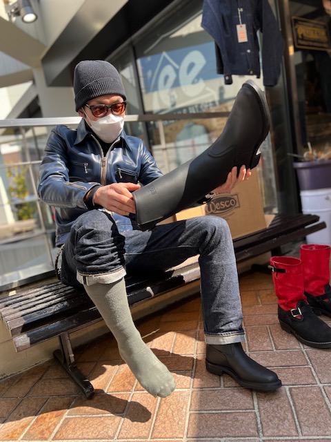 初めていただきました！！WESCO MOTORCYCLE PATROL BOOT